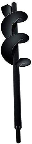 ERYTLLY Bulb Planter, Auger Spiral, Garden Planter Tool 3 x 17.5 inch,Rapid Umbrella Hole Digger for Planting Bulb Seedlings Bedding Tulips, and Digging Weeds Roots