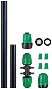 3/4 to 1/4 (4 Way) Drip Tubing Adapter US Garden Hose GHT 3/4 Threaded Adapter Connector Fittings for Drip Irrigation System