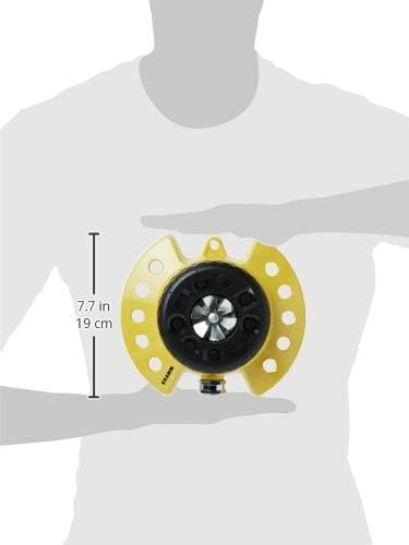 Dramm 15026 ColorStorm Turret 9-Pattern Sprinkler, Berry