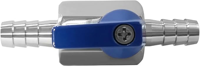 Beduan 5/8” Hose ID Barb Ball Valve 304 Stainless Steel Mini Shut Off Valve for Water Gas Fuel Drip Irrigation and Aquariums