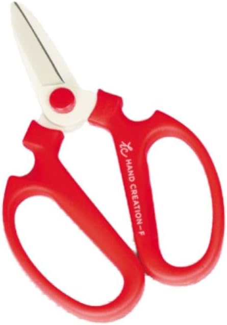 SAKAGEN HAND CREATION Flower Shears Type F-180 Scissors (Red)