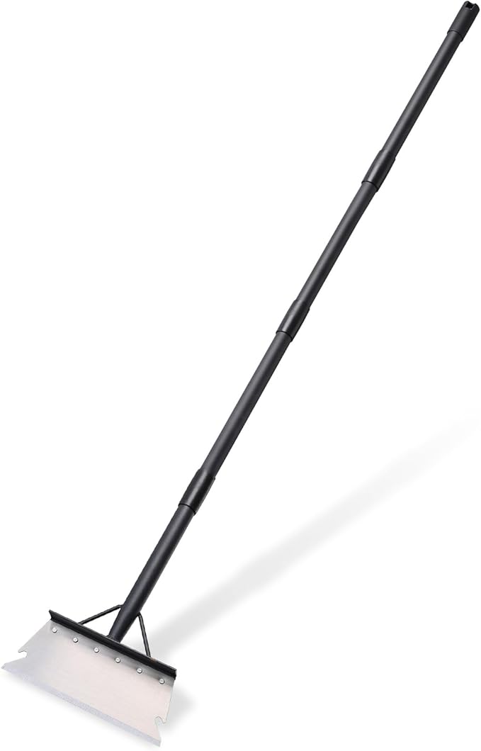 Garden Cleaning Shovel, Snow Shovel, Ice Scraper, 59 Inch Adjustable Handle Heavy Duty Garden Shovel Multifunctional Cleaning Shovel, for Lawn Edging, Scraping, Weed and Ice Removal