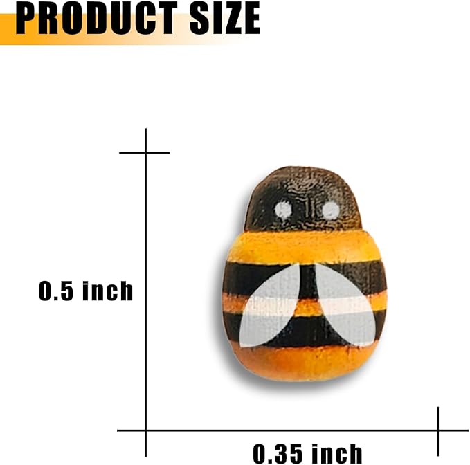 8pcs Plants Magnets Tiny Bee Pins Charms Funny Potted Plant Safe Magnets Cute House Plant Accessories,Christmas Decoration Gift for Plants Lovers (Bee)