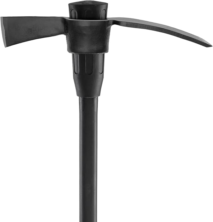 INTERTOOL Cutter Mattock, Digging Tool, Gardening Cutter & Adze, Loosen Soil, 36" Non-Slip Fiberglass Handle HT08-0307