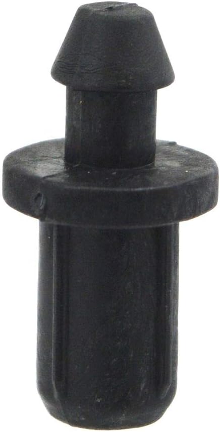 (100 PACK) - Barbed 1/4"-Inch Drip End Plug Fitting (fits 0.140/0.170 ID) Connector, Premium Quality Drip Irrigation Tubing Connector Fitting (End Plug)