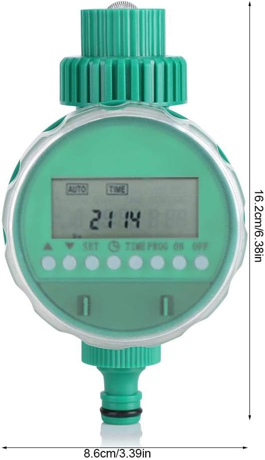 Automatic Irrigation Timer, Electric Digital Garden Irrigation Timer Battery Operated Intelligent Flowers Watering Controller for Garden Yard Lawn Greenhouse Drip Irrigation Watering Plant System