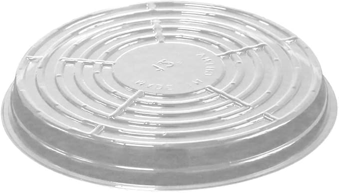 TRUEDAYS 10 Inch 5 Pack Clear Plant Saucers Flower Pot Tray Excellent for Indoor & Outdoor Plants