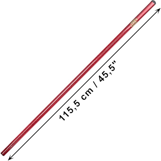 CKG Metal Detector Shovel Carbon Handle Length 45.5' Diam 1.1' for Scoop Shovel, Universal Lightweight Pole for Beach Metal Detecting Digging Tools Treasure Hunting 3k Carbon Fiber – Red/Standard