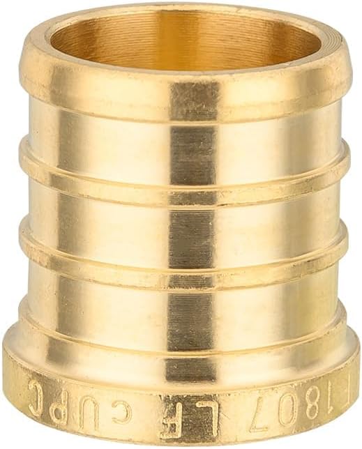 (Pack of 100) EFIELD Pex Plug 1-inch End Cap Brass Crimp Fittings, ASTM F1807