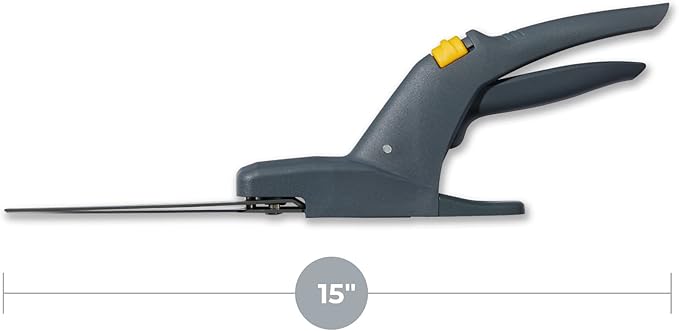 WOODLAND TOOLS Co. Regular Duty Fixed Blade Grass Shears, Grass Clipper, Lawn Shears, Handheld Grass Scissor (15-6001-100)