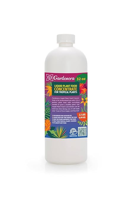 Plant Growth Superfood for Tropical Plants with 18 Essential Vitamins & Minerals - Organic Plant Food Fertilizer - Micro-Fungi and Bio-Organisms for Plant Care & Growth Enhancement - 32oz