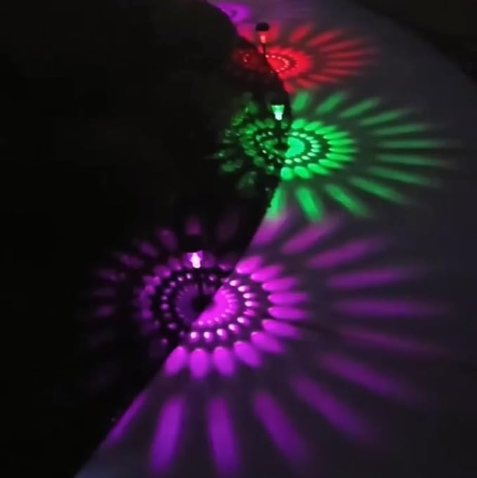 Solar Pathway Lights Outdoor 12 Pack Color Changing, LED Solar Outdoor Lights, IP65 Waterproof Solar Powered Garden Light for Walkway Yard Lawn Decorative(Multicolor&Warm White)