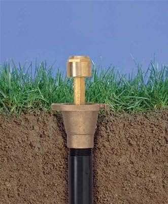 3-Pack Orbit 54070 Brass Pop-Up Flush Head Sprinkler with Full Pattern Spray Nozzle - Brass Pop-Up Sprinklers for Full Pattern Spray