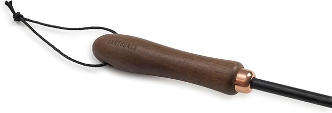 Barebones Stirrup Hand Hoe - Effective Gardening Tools for Weed Control and Soil Aeration - Lawn and Yard Tools - Weed Puller Tool (Black)