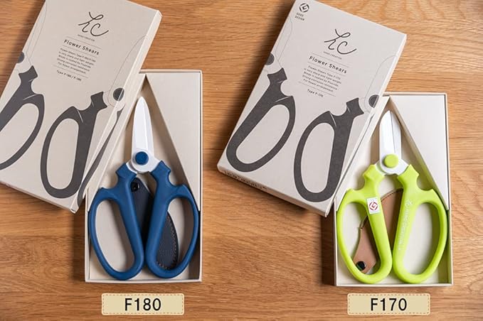 SAKAGEN HAND CREATION Flower Shears Type F-170 Scissors (Light Blue)