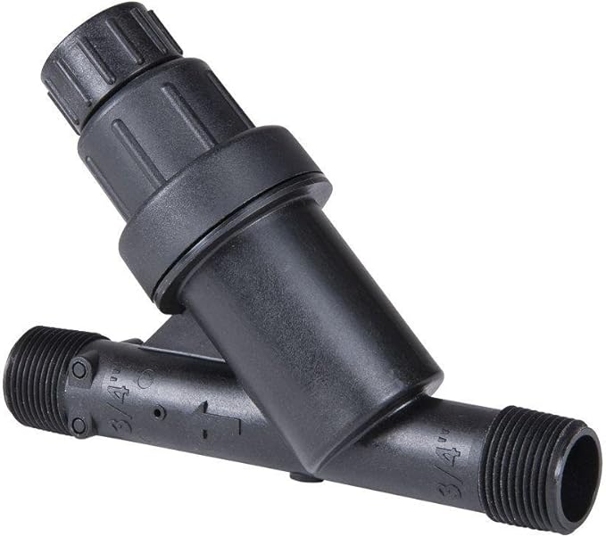 DIG D54 D 54 Drip Irrigation Pressure Regulator & Filter, Black