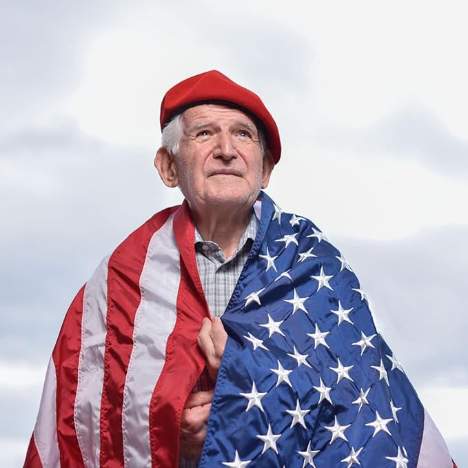 AZCOVER American Flag 2x3 FT US Flag for Outside Heavy Duty Nylon American Flags 24x36 Inch for Outdoor with Embroidered Stars Sewn Stipes and Brass Grommets