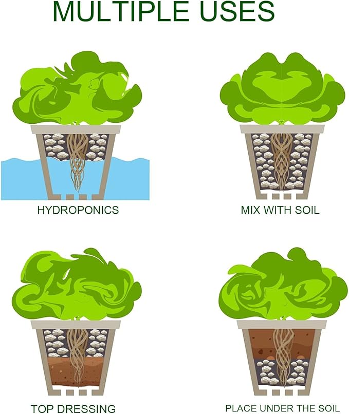 Organic Pumice for Bonsai and Horticultural 100% Natural (2 gallons, 3/8 inch)