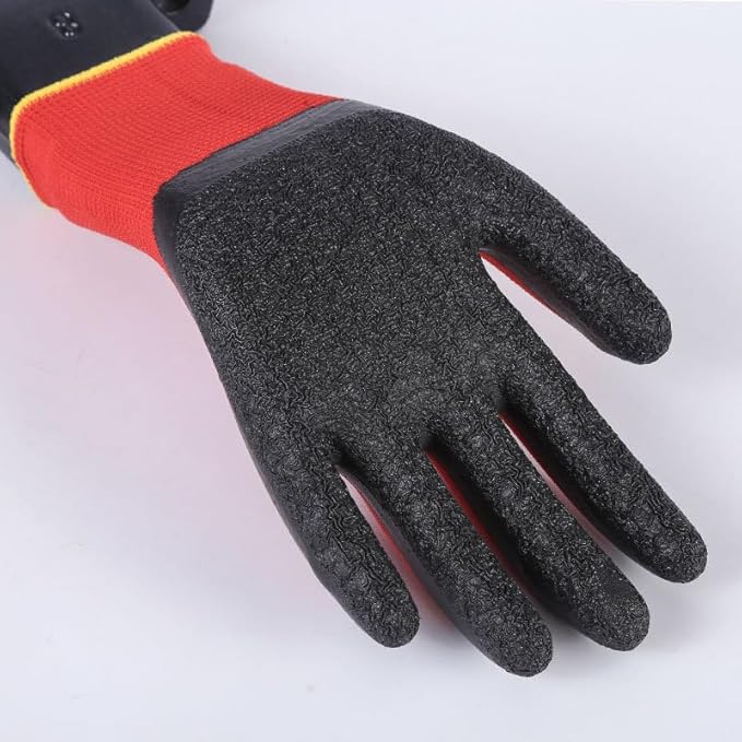 gardening gloves 12 Pairs for work cleaning welding or mechanix material cotton rubber or latex for women or men