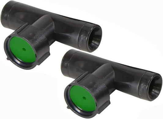 Cuckoo Irrigation System Hose Quick Connector 3/8" Diameter Feeder Quick Connectors Hose Fittings Garden Hose Adapter Black (Feeder)