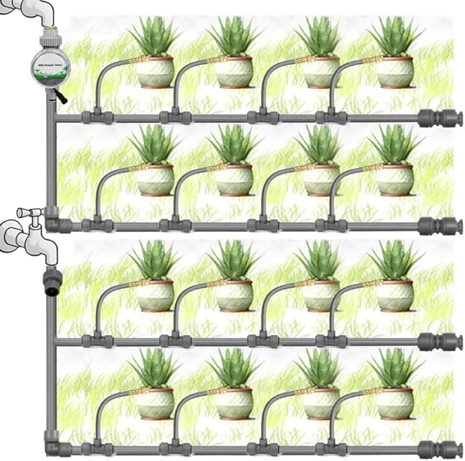 1/4 "Drip Tee Connector 1/4 "(6.35mm) Drip Irrigation Pipe Quick Connection for Irrigation Pipe Drip Irrigation or Sprinklers 10PCS