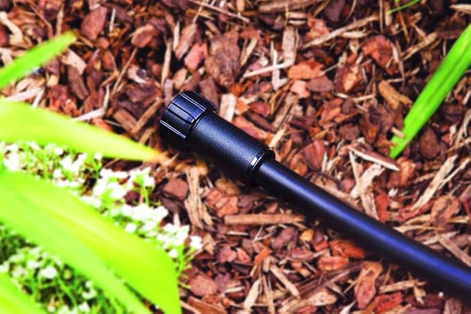 5-PACK - 1/2" Inch Drip Irrigation Connector Fitting, Compression Hose END CAP, Drip Irrigation Fitting .700 OD (Fits Poly Tubing .680" OD, .700" OD & .704" OD)