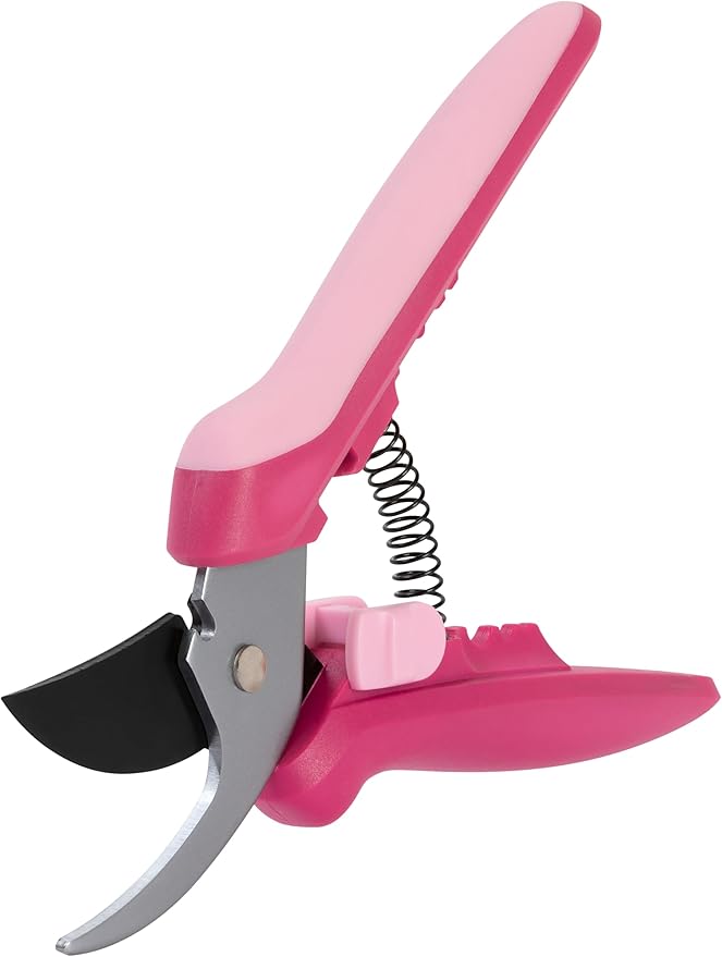 Fiskars Floral Pruning Shears - Plant Cutting Scissors/Garden Clippers For Deadheading and Working with Flowers - Rose Petal Pink