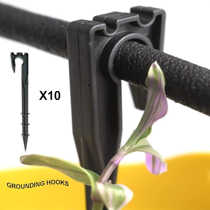 Soaker Hose 3/8 inch x 75FT,Garden Hose With Fittings,Heavy Duty Soaker Hose-Saves 70% Water For Lawn(75FT).