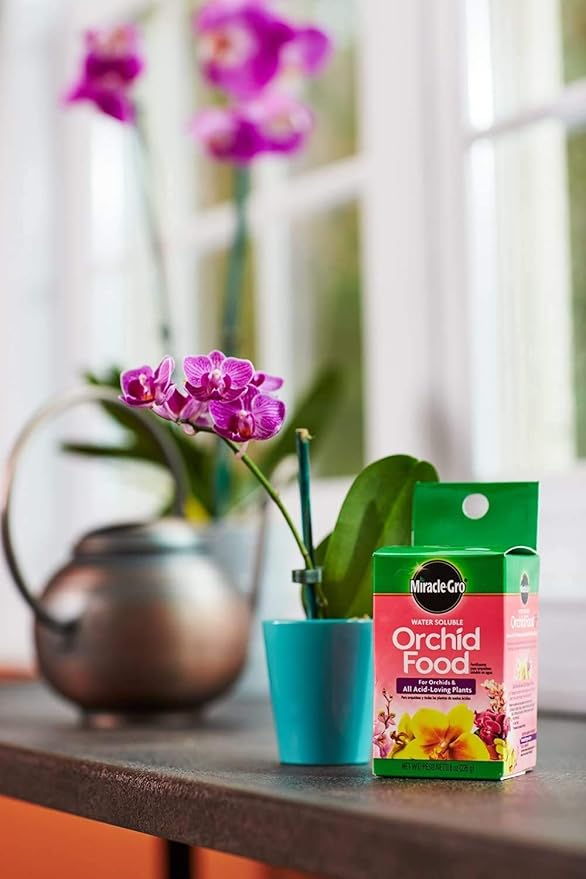 Miracle-Gro Water Soluble Orchid Food, Plant Fertilizer, 8 oz. (12-Pack)