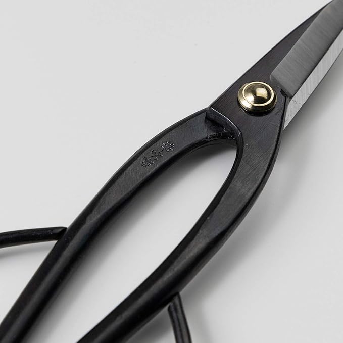 Wazakura Ashinaga Bonsai Pruning Scissors 8inch (200mm) MADE IN JAPAN, Long Handle Bonsai Cutter in Carbon Steel, Rose Pruning Shears, Flower Scissors, Japanese Gardening Tools