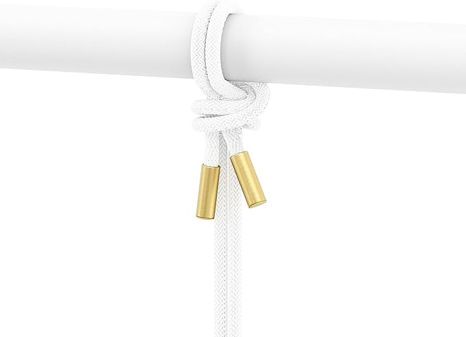 Umbra Triflora Hanging Planter for Window, Indoor Herb Garden, Set of 5, White/Brass