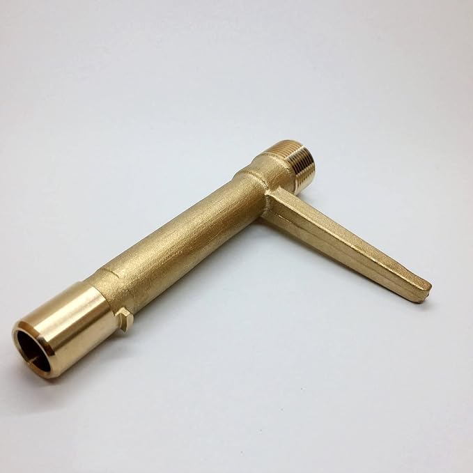 3/4 Inch Brass Quick Coupler Valve Key Garden Hose Underground Irrigation Tool Heavy Duty Sprinkler Key DN20 3/4" (3/4 Inch Key)