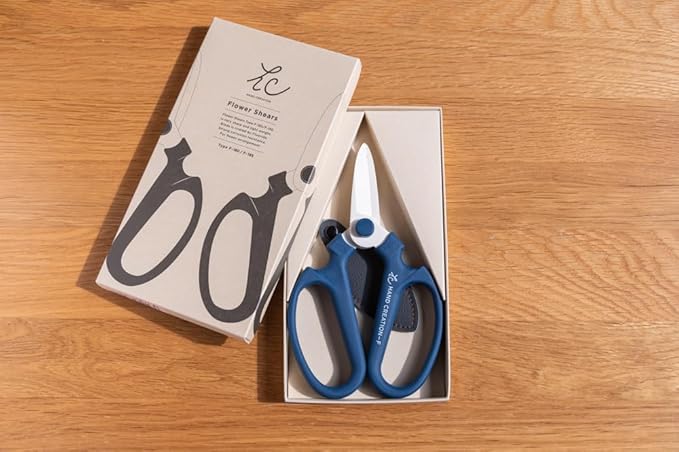 SAKAGEN HAND CREATION Flower Shears Type F-180 Scissors (Red)