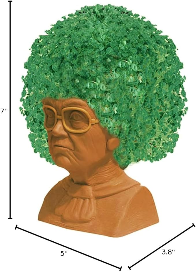 Chia Pet Golden Girls Sophia with Seed Pack, Decorative Pottery Planter, Easy to Do and Fun to Grow, Novelty Gift, Perfect for Any Occasion