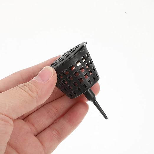 Happyyami 100PCS Portable Bonsai Fertilizer Box with Lid - Practical Fertilizer Container for Orchids and Succulents - Slow Release Bonsai Plant Food Gardening Tool (Black)