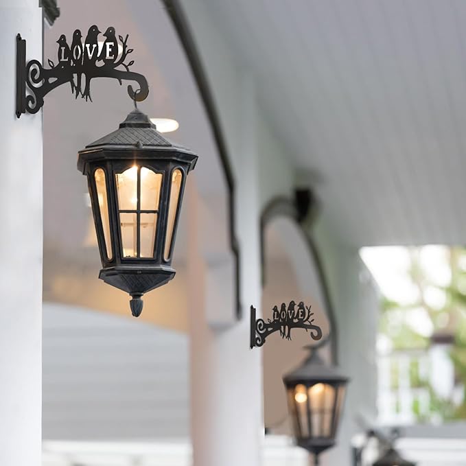 8-Pack Metal Hanging Planters for Indoor Plants - Heavy Duty Anti Rust 4 Hanging Plant Holder with 4 Bird Patterned Plant Hanger – Aesthetic Flower Pot Holder for an Instant Indoor and Outdoor Decor