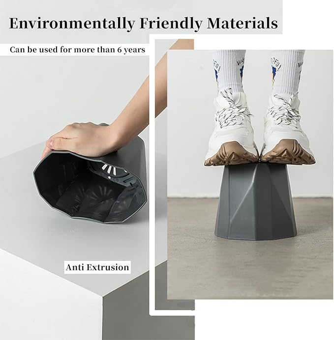 InmeRun Plant Pots Indoor Plastic Flower Pots Outdoor 5 inch Set of 6 Pack with Drainage Holes and Saucers for Garden Pots (5inch-12pcs)