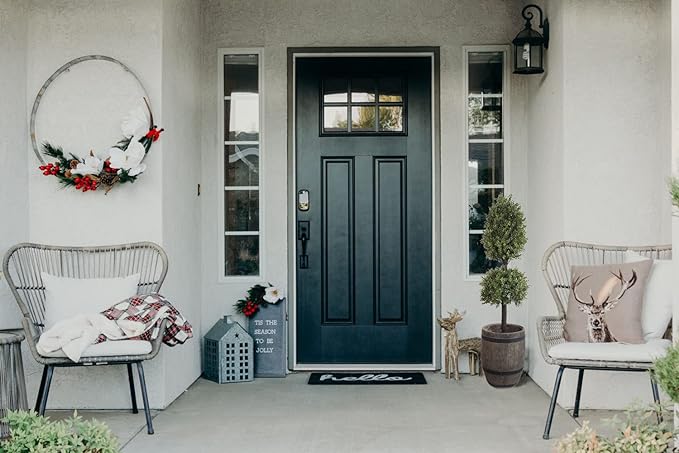 4ft Boxwood Ball Shape Artificial Topiary Tree Porch Decor, Outdoor Plants 2Pack