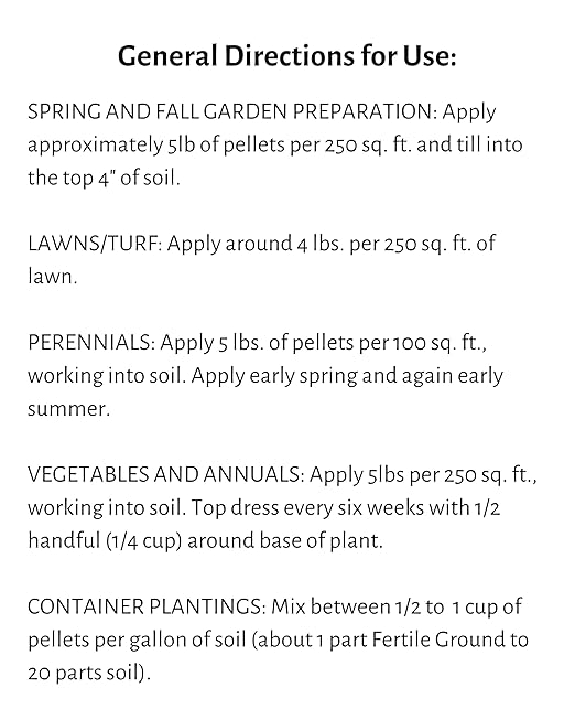 Soil Conditioner and Fertilizer Pellets, Fertile Ground. 3-3-3 NPK. Rabbit Manure with Worm Castings and Chicken Manure. 3.5lb Bag.