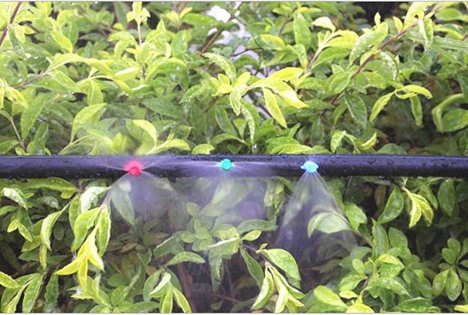 E-outstanding Spray Nozzle 40PCS Micro 90Degree Garden Lawn Water Spray Sprinklers Misting Water Refraction Automizing Sprayer Irrigation System Accessories