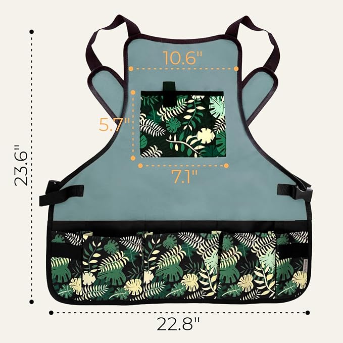 Garden Aprons for Women with Pockets - Gardening Apron - Florist Apron - Gifts for Gardeners, Artist, Painting, Art