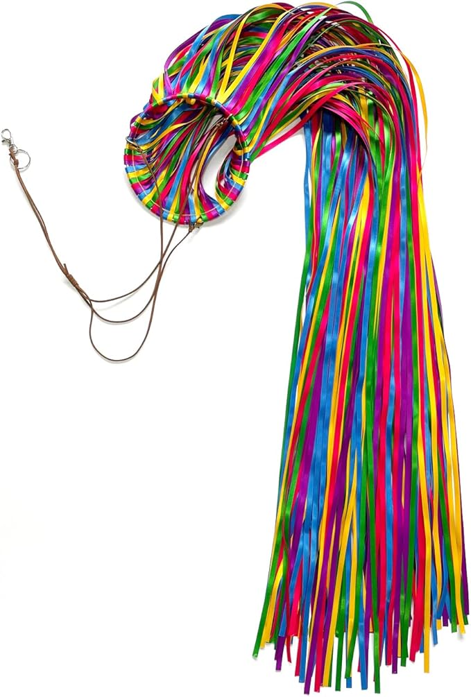 Satin Ribbon Windsock Streamer, Outdoor Decorations for Your Patio, Garden, Yard, Dock and Camper, 60-Inch