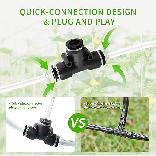 Indoor Plant Watering Device, Automatic Drip Irrigation Kit,Self Watering System for 20 Potted Plants, Built-in 2 self-Priming Pumps, 30 Days programmable Timer