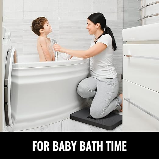 NETANY Extra Thick Kneeling Pad for Gardening, Comfortable Knee Pad Cushion, Extra Large Foam Kneeler Mat for Gardening, Baby Bath, Workout, Exercise & Yoga, Mechanic, 17.8 x 11 x 1.5 in, Black