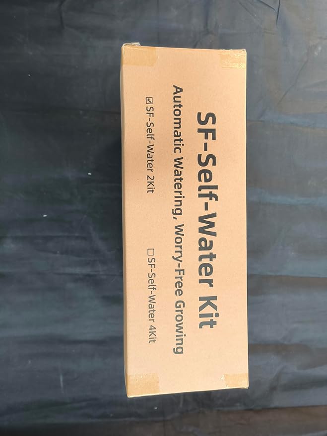 Spider Farmer 2025 Newest Self-Watering System, 2-Pack Auto Watering System with 13 Gallon Reservoir, 2Pcs Water Delivery Fabric Pot Base for Indoor Plants, Grow Tents, Gravity-Fed, No Power Needed
