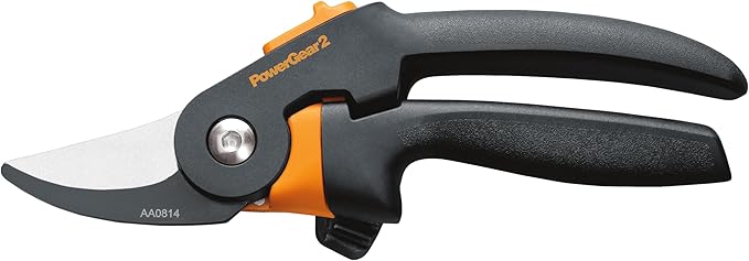 Fiskars Pruning Shears, Bypass Pruner that Cuts Through Stems up to 3/4-Inch, PowerGear Technology For More Power on Every Cut
