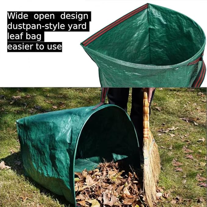 72 Gallon Yard Lawn Garden Bags, Large Standable Leaf Bags,Outdoor Garbage Can - Collapsible Trash Can for Parties, Yard Waste, or Laundry - Camping Accessories
