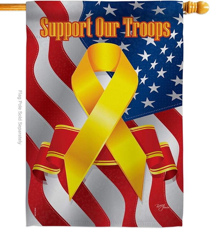 Breeze Decor Marine Corps House Flag - Pack Armed Forces USMC Semper Fi United State American Military Veteran Retire Official Support Our Troops - Banner Small Garden Yard Gift Double-Sided 28 X 40