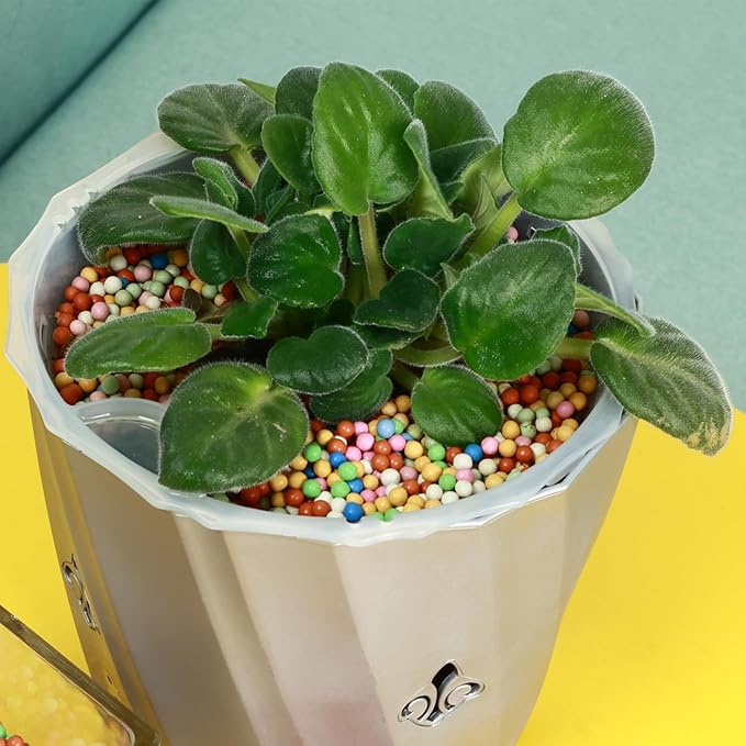 4lb LECA Clay Pebbles 4-5MM- White Clay Balls for Plants, Leca Balls for Plants, Horticultural Grade for Soil Hydroponics Aquaponics