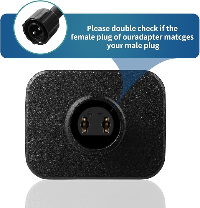 Replacement Yard Inflatable Adapter Power Supply Adaptor - 12V 1.0A 1Pcs - Inflatable Plug Replacement Class 2 Power Supply - for Halloween Yard Blow Up Decorations